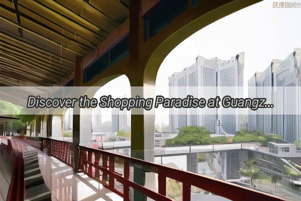 Discover the Shopping Paradise at Guangzhou Dayuan Where Luxury Meets Lifestyle